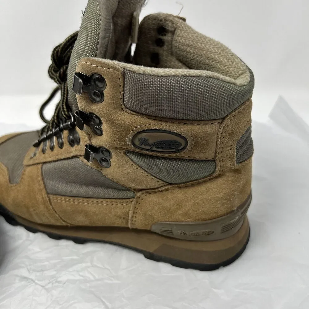 Vasque Boots Mens 8 Hiking Lace Up Ankle Bootie 7583 1 Brown Suede Comfort